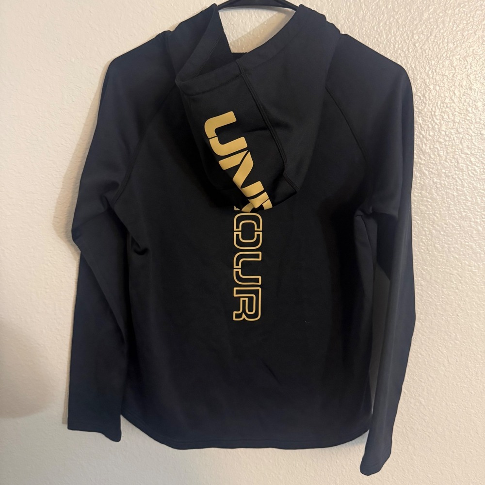 UCF Knights‎ NCAA Under Armour Vertical Logo Hoodie Sweatshirt Youth Size Large - Picture 6 of 8